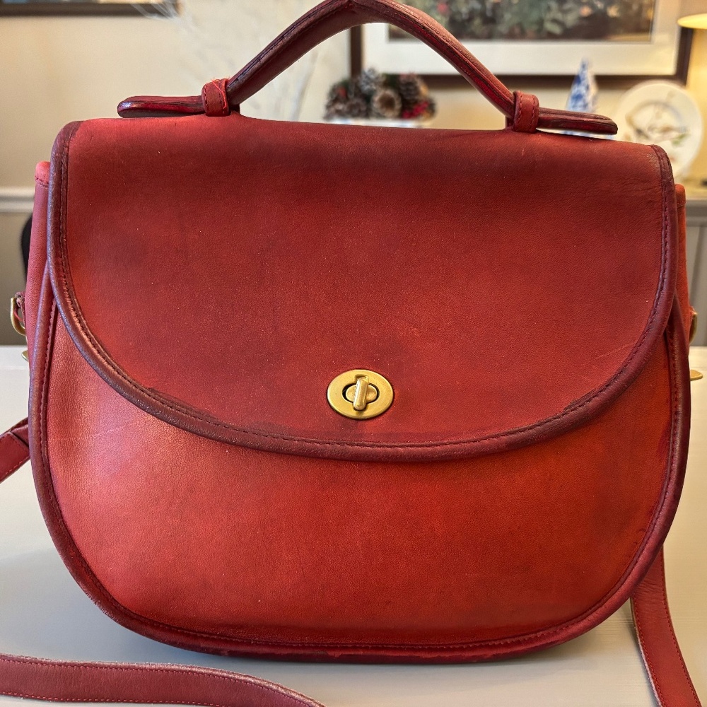 Vintage Coach Large Plaza Bag